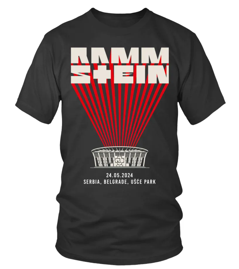 24052024 RAMMSTEIN'S EUROPE STADIUM TOUR SHIRT CAMISETA CUELLO REDONDO UNISEX