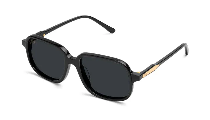 9five gafas de sol fronts black 24k gold
