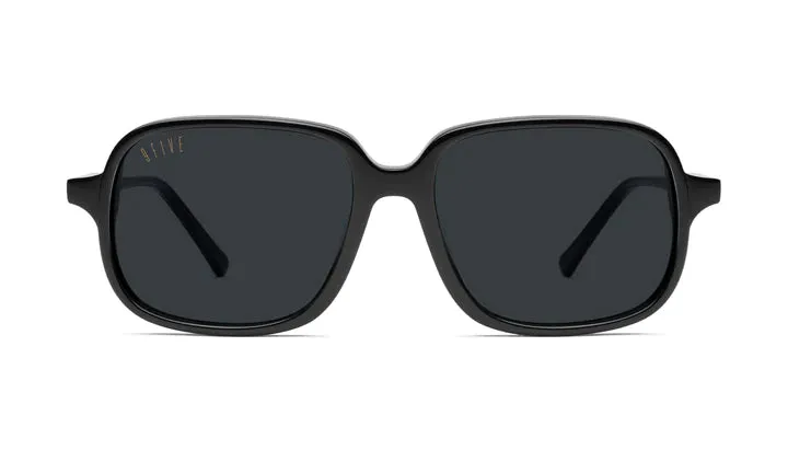 9five gafas de sol fronts black 24k gold