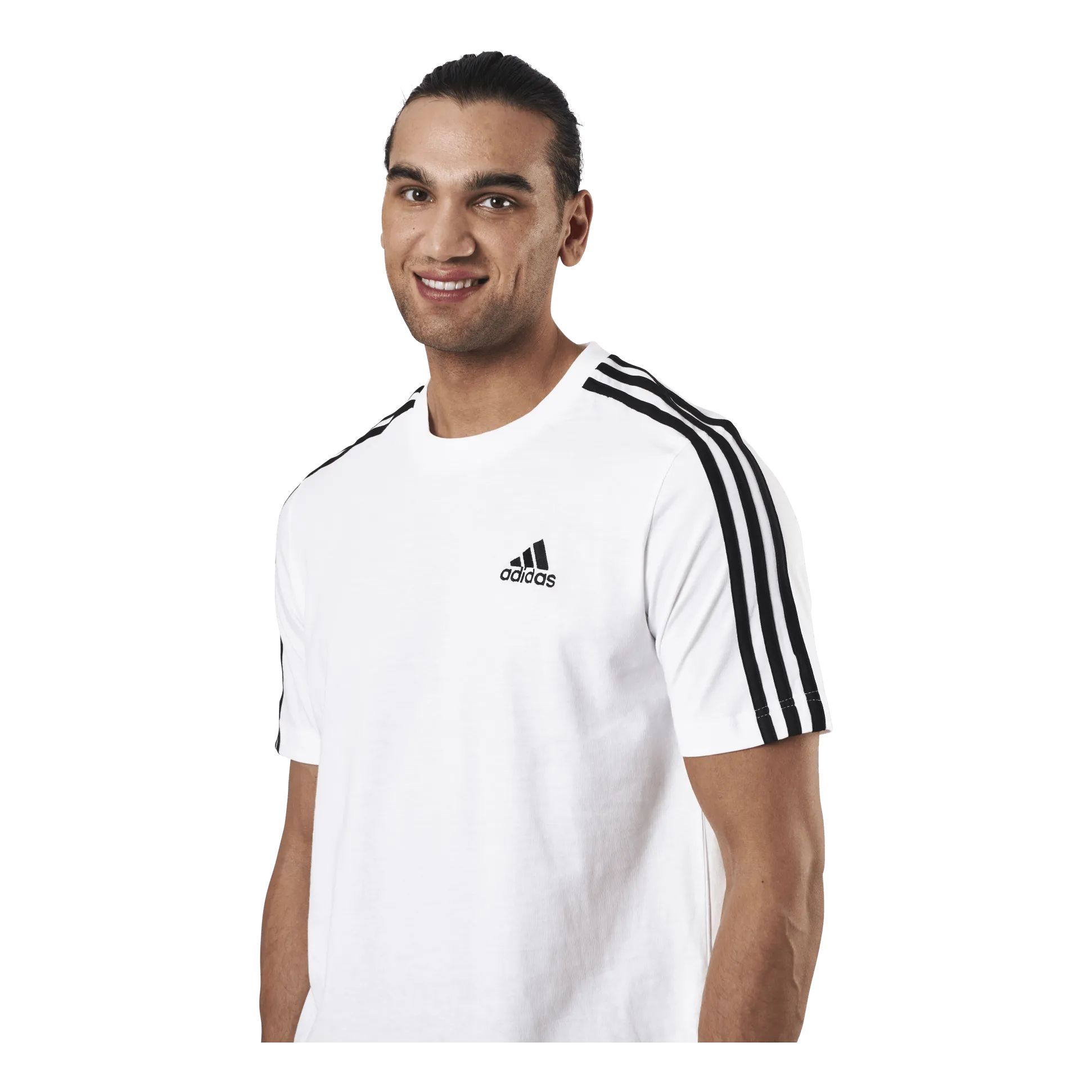 ADIDAS ESSENTIALS TSHIRT WHITE / BLACK