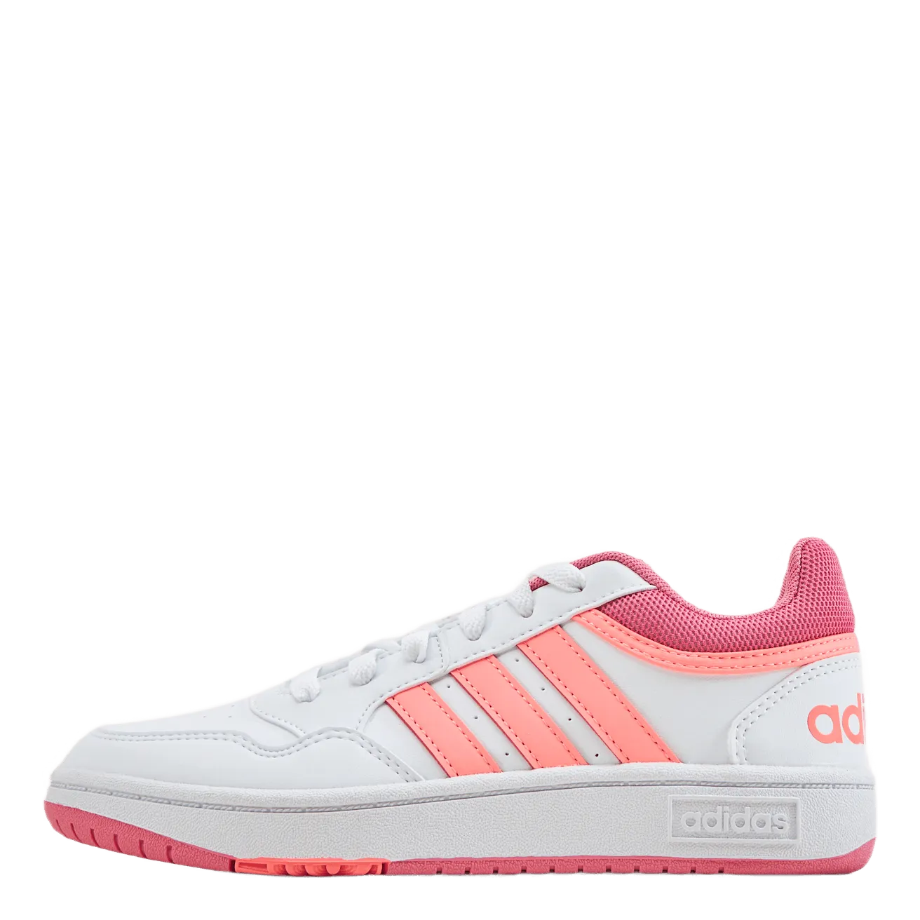 Adidas Hoops 3.0 K Cloud White/rose Tone/acid Red