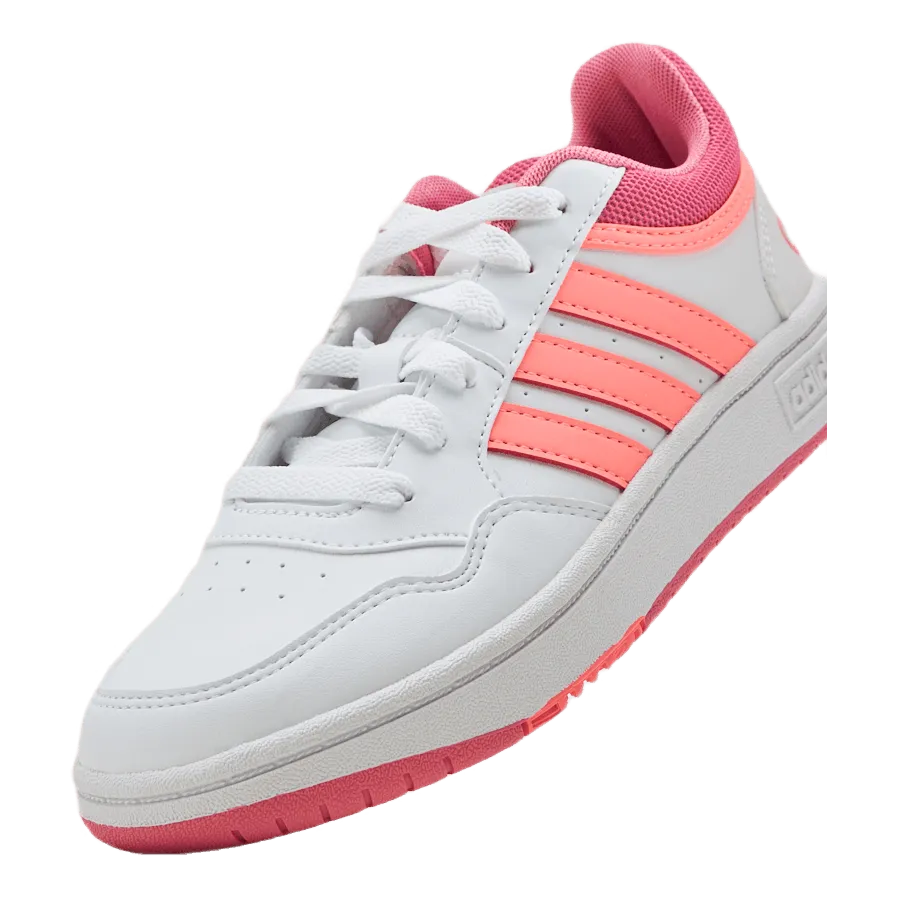 Adidas Hoops 3.0 K Cloud White/rose Tone/acid Red
