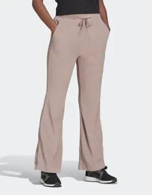 Adidas Pantalón Hyperglam Rib Velour Flared Leg