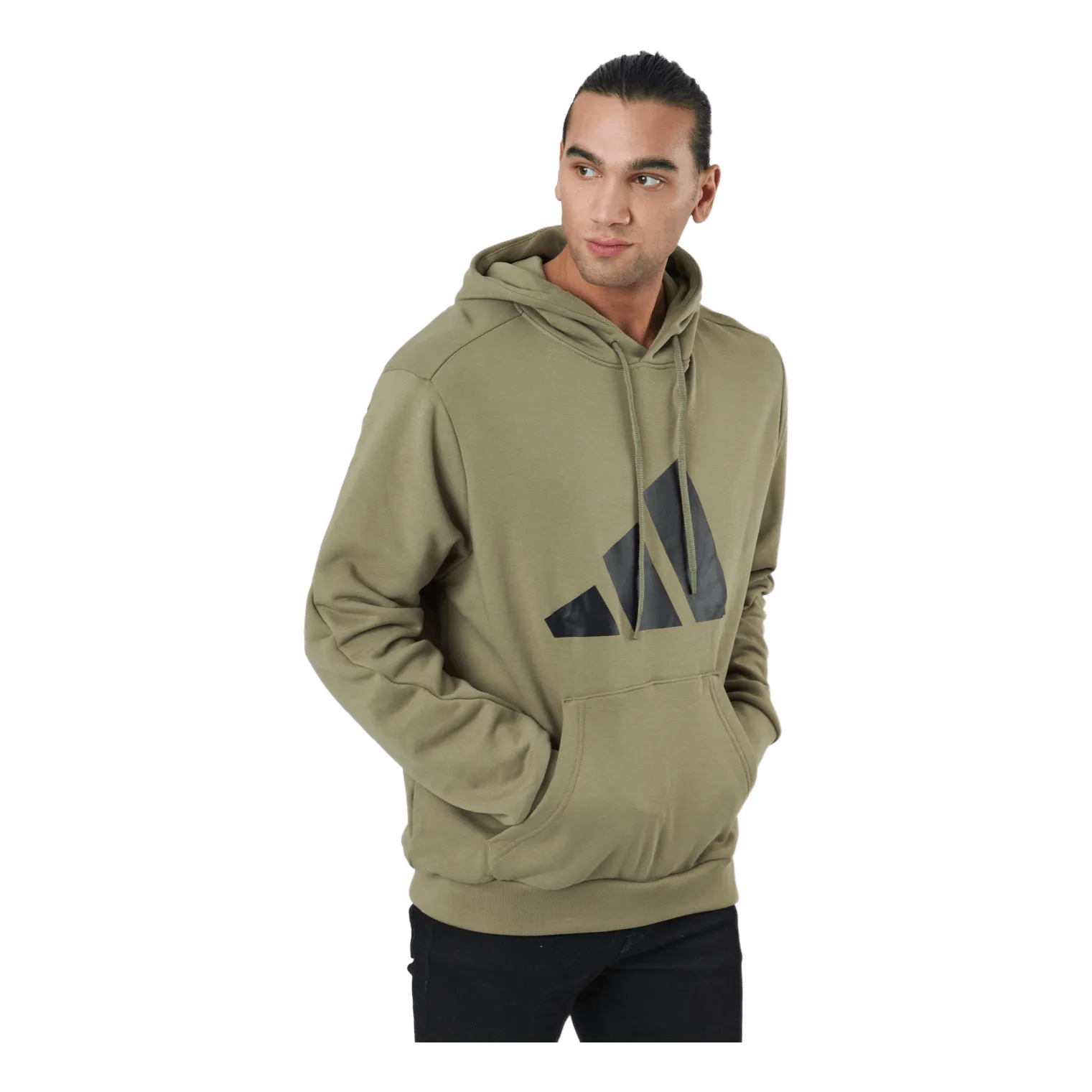 Adidas Sportswear Future Icons Three Bar Hoodie Orbit Green