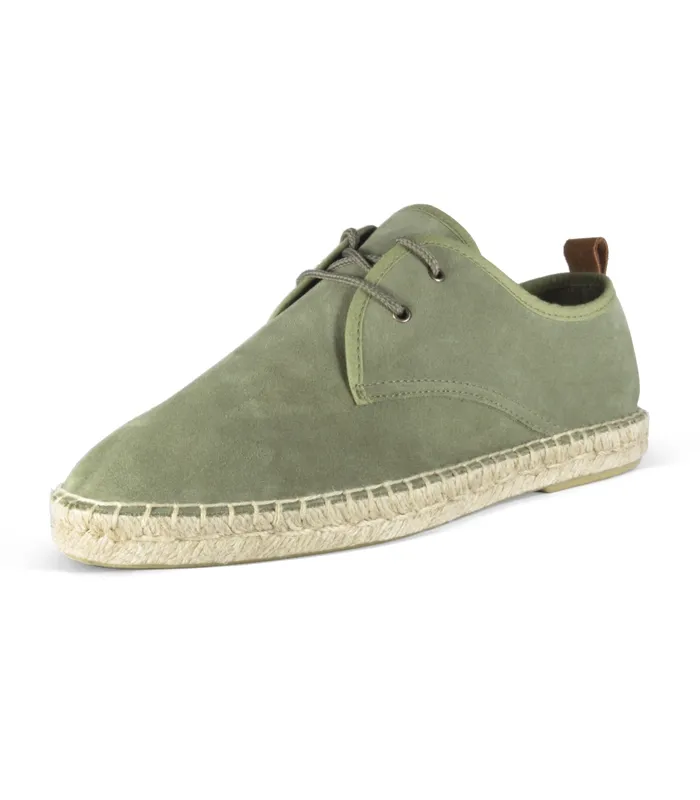 Alpargatas de cuero con cordones para hombre TONGA