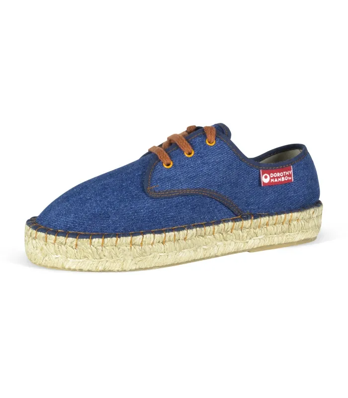 Alpargatas de esparto con plataforma para mujer BLUE JEANS