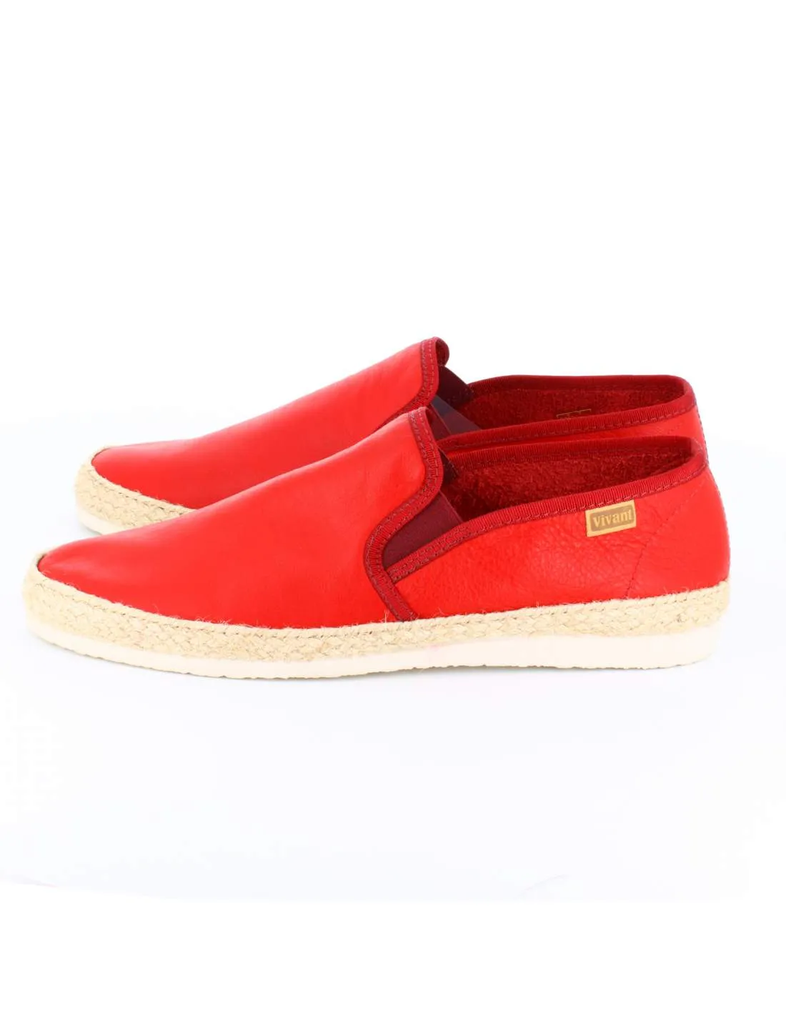 Alpargatas Hombre Piel Sauvage Burdeos