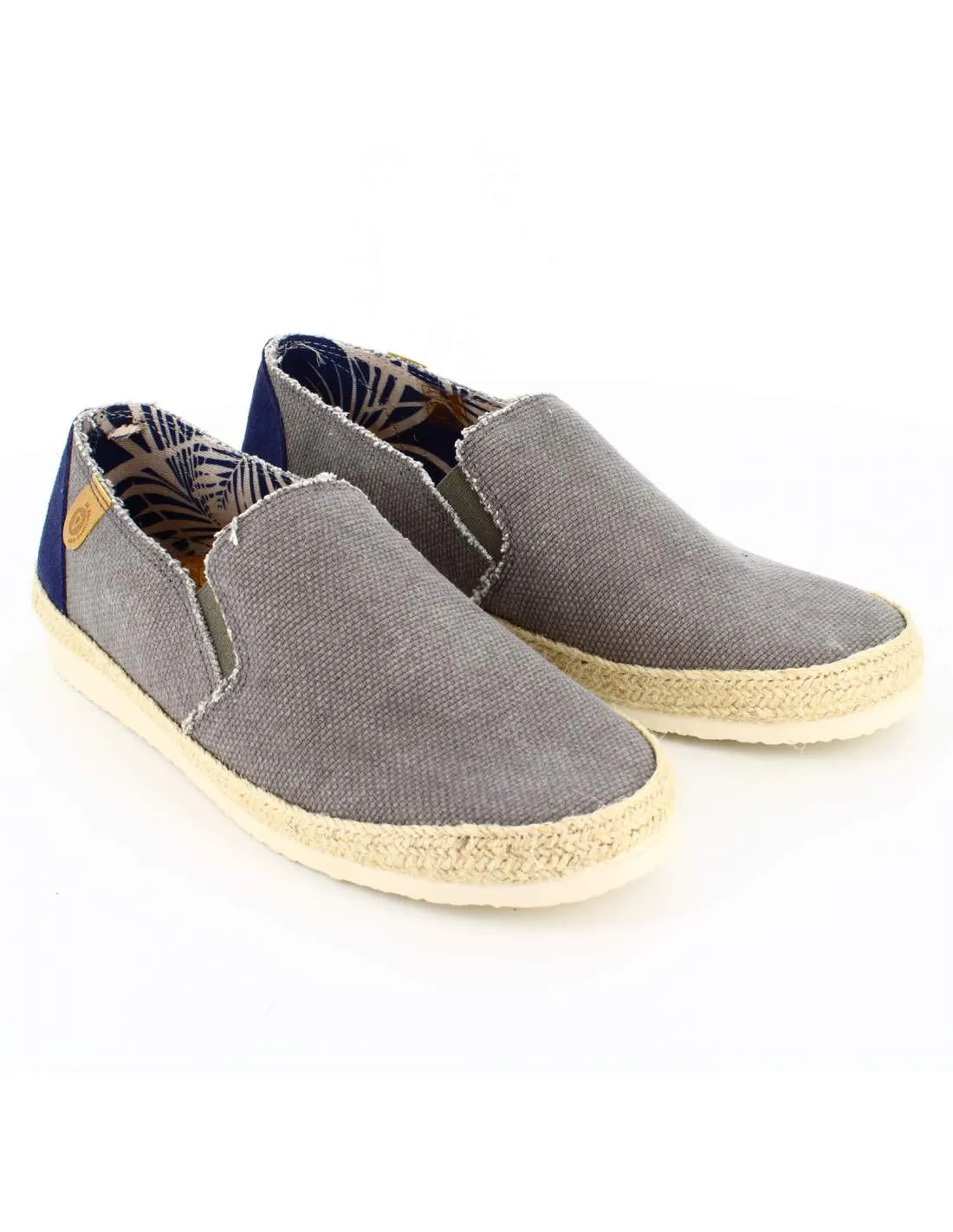 Alpargatas Hombre Tejido Biarritz Gris