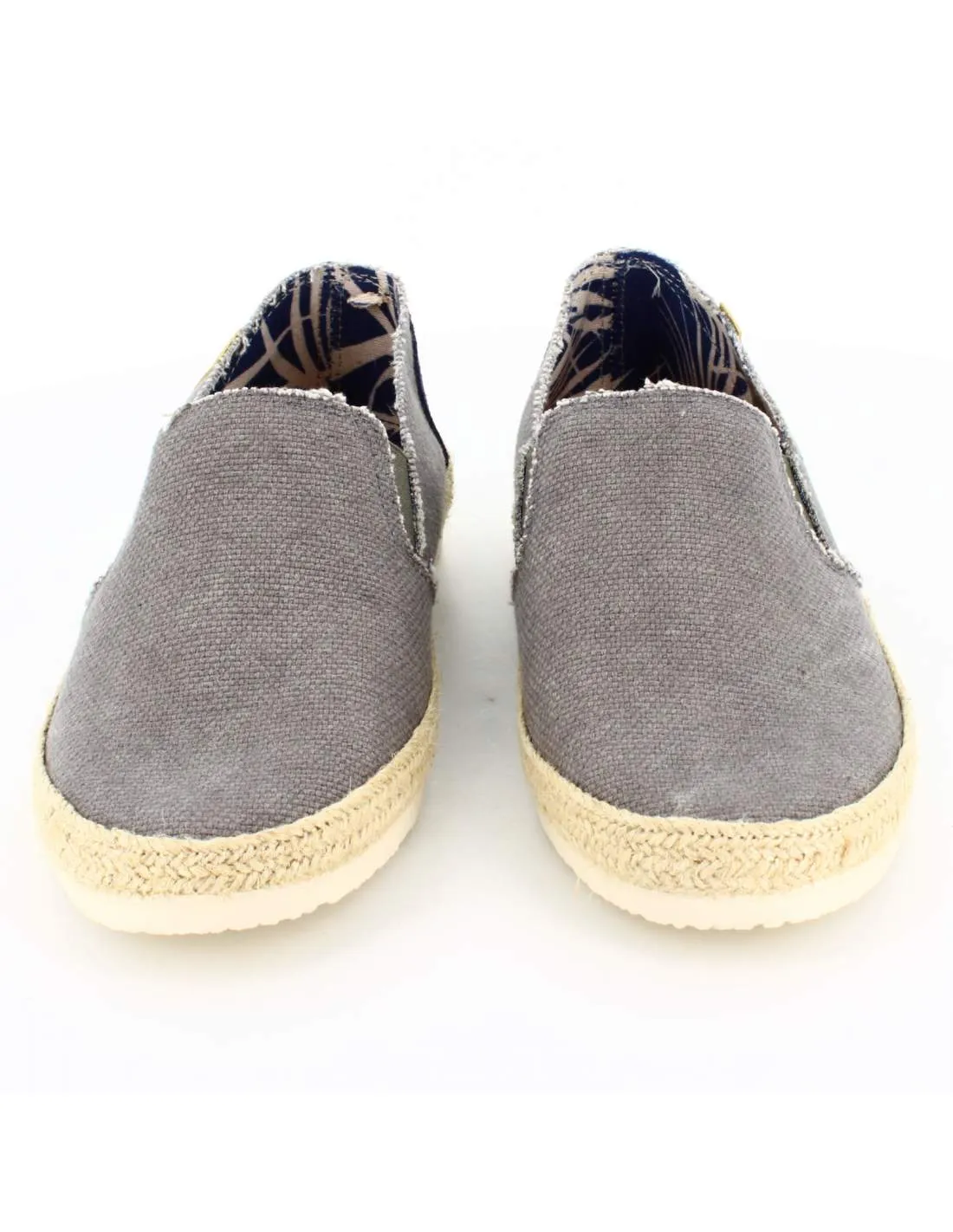 Alpargatas Hombre Tejido Biarritz Gris