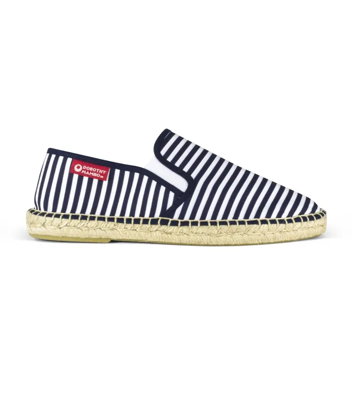 Alpargatas mocasín estampadas para hombre VINTAGE NAVY