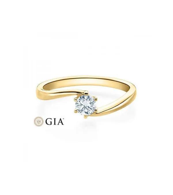 Anillo de pedida Rigil 0,30 l Oro amarillo