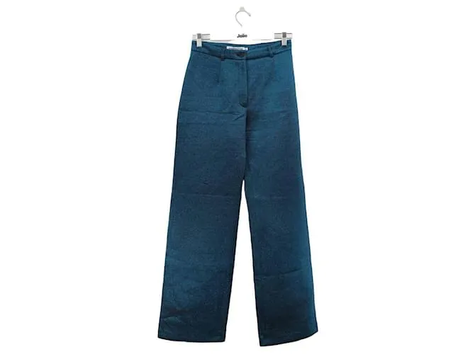 Autre Marque Pantalón ancho azul 