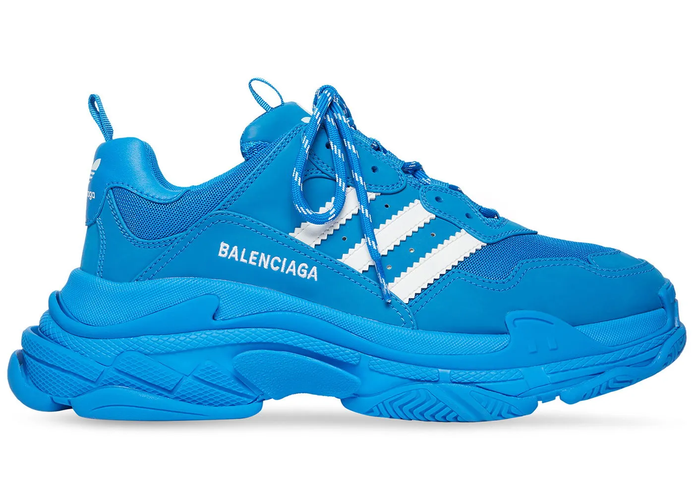 Balenciaga adidas x Triple S Blue White W