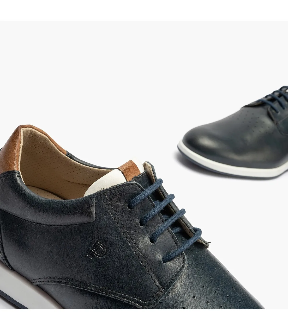 Blucher casual hombre cordones AZUL