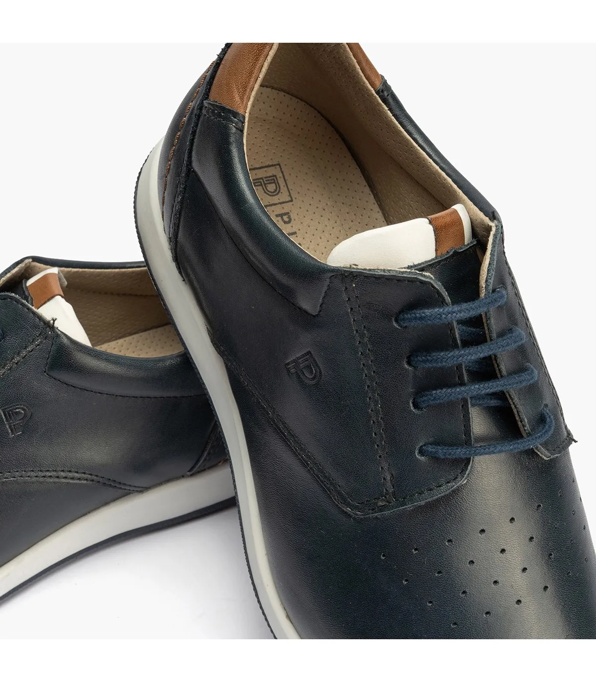 Blucher casual hombre cordones AZUL