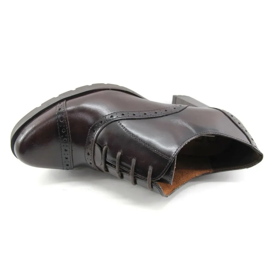 BLUCHER DESIREÉ MUJER PIEL MARRÓN
