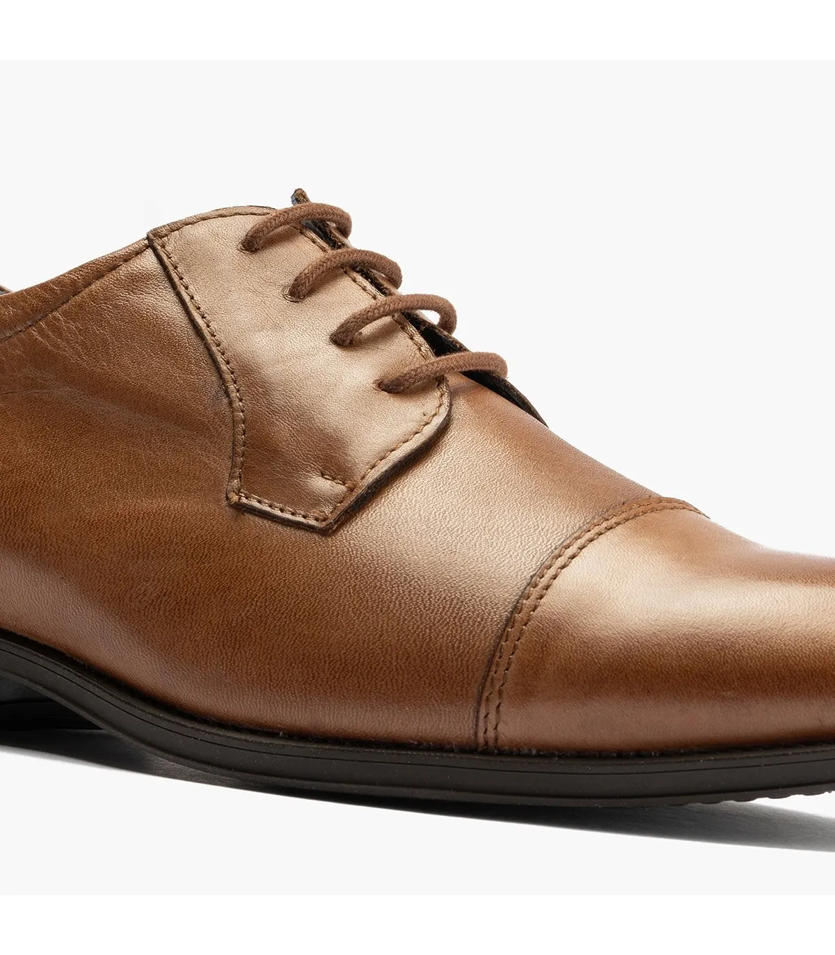 Blucher hombre piel cordones MARRON CLARO