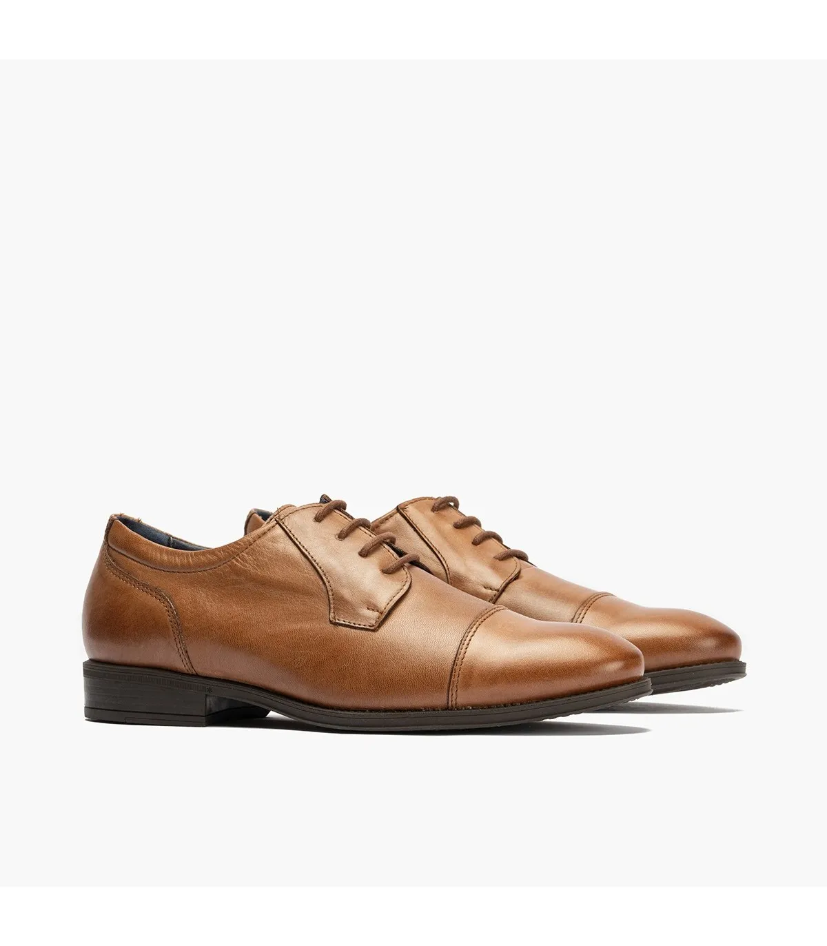Blucher hombre piel cordones MARRON CLARO