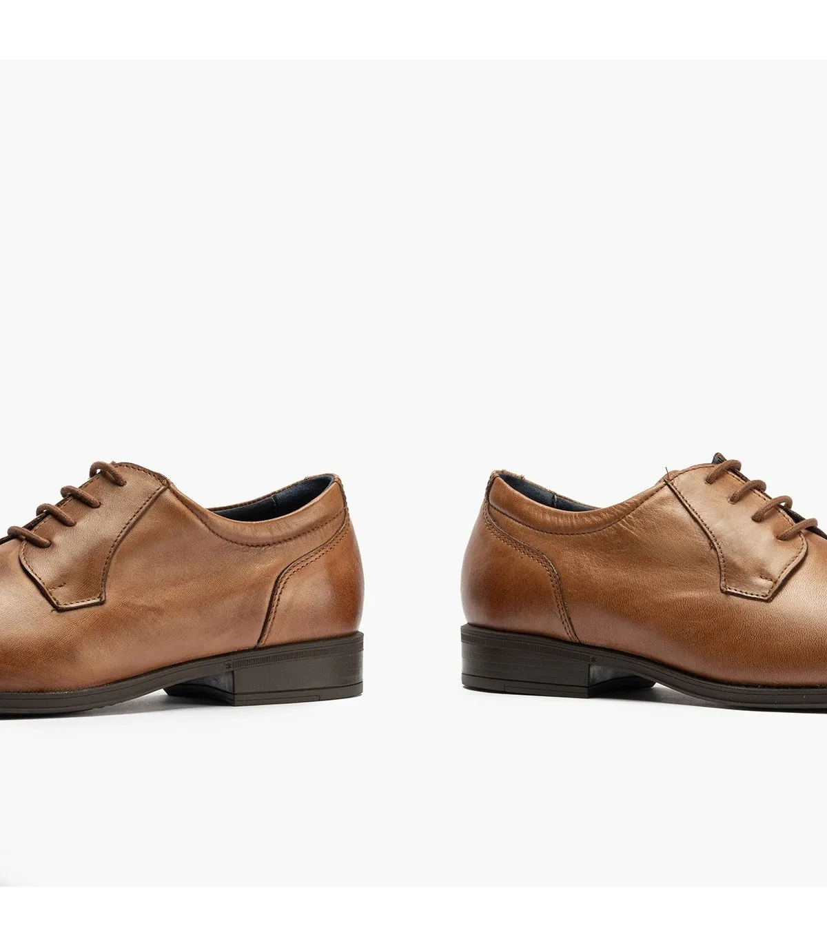 Blucher hombre piel cordones MARRON CLARO