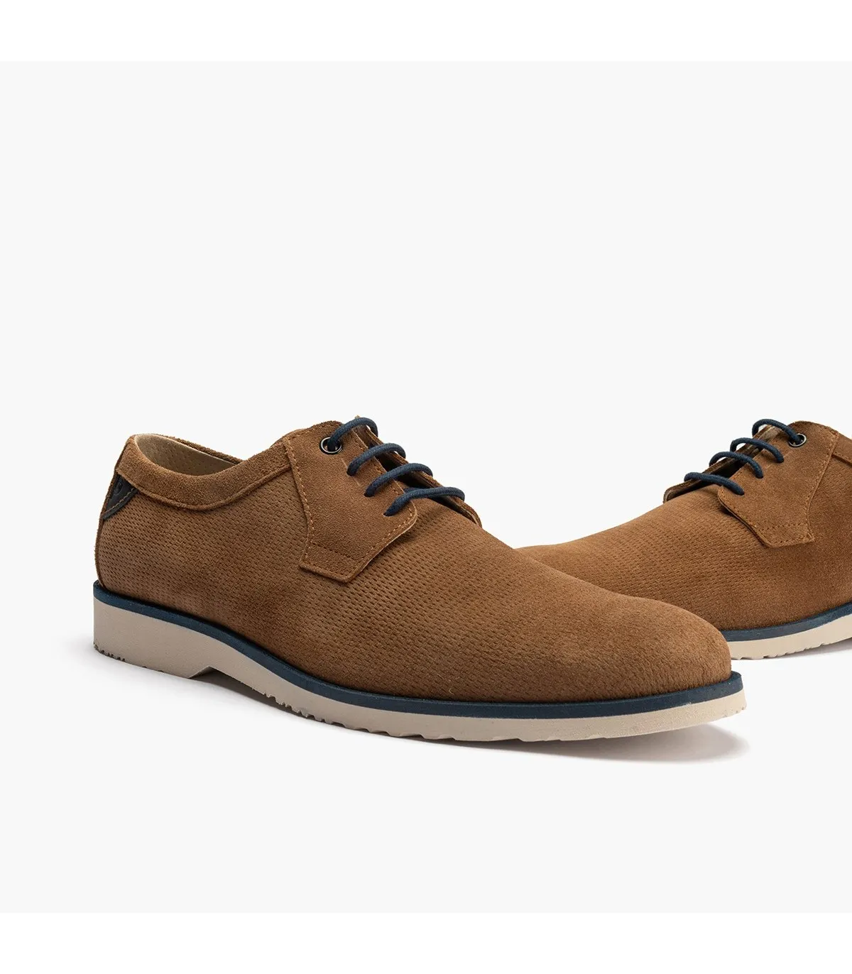 Blucher Marshall cordones hombre serraje MARRON