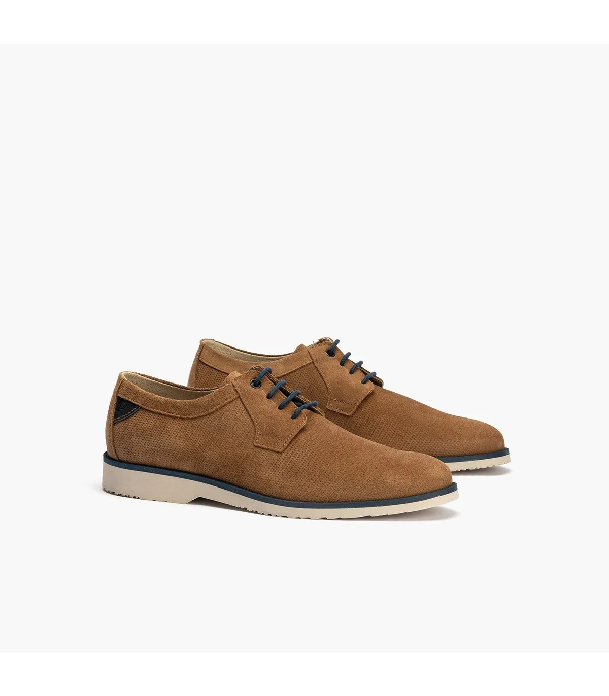 Blucher Marshall cordones hombre serraje MARRON