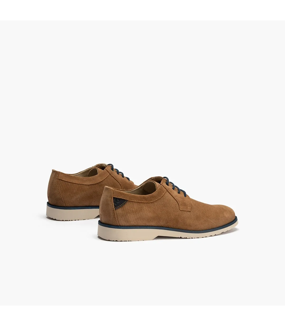 Blucher Marshall cordones hombre serraje MARRON