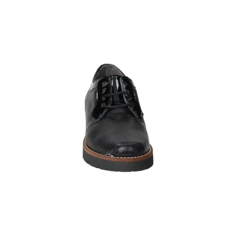 BLUCHER PITILLOS MUJER CORDONES NEGRO