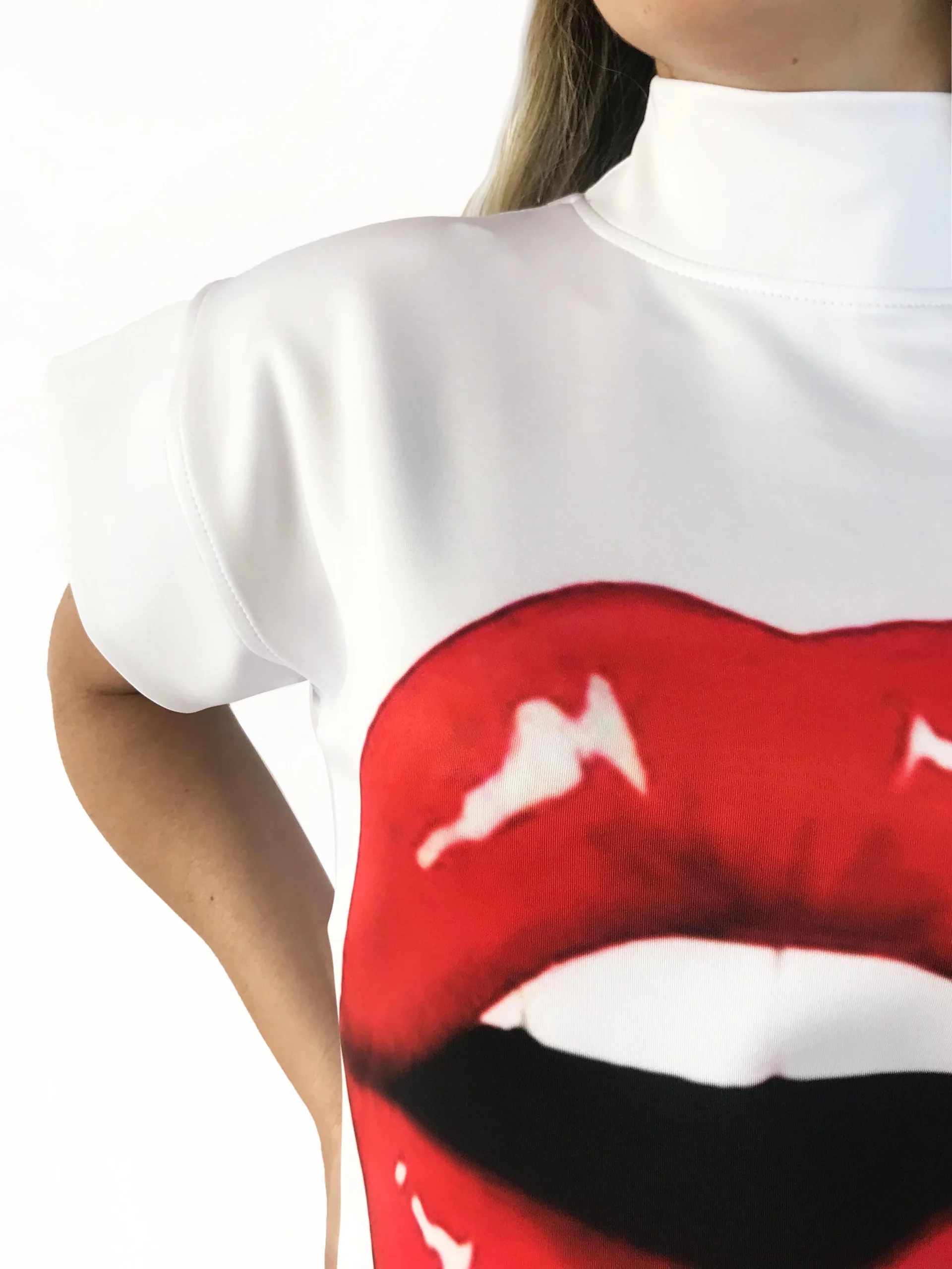 Blusa informal con estampado de Boca.