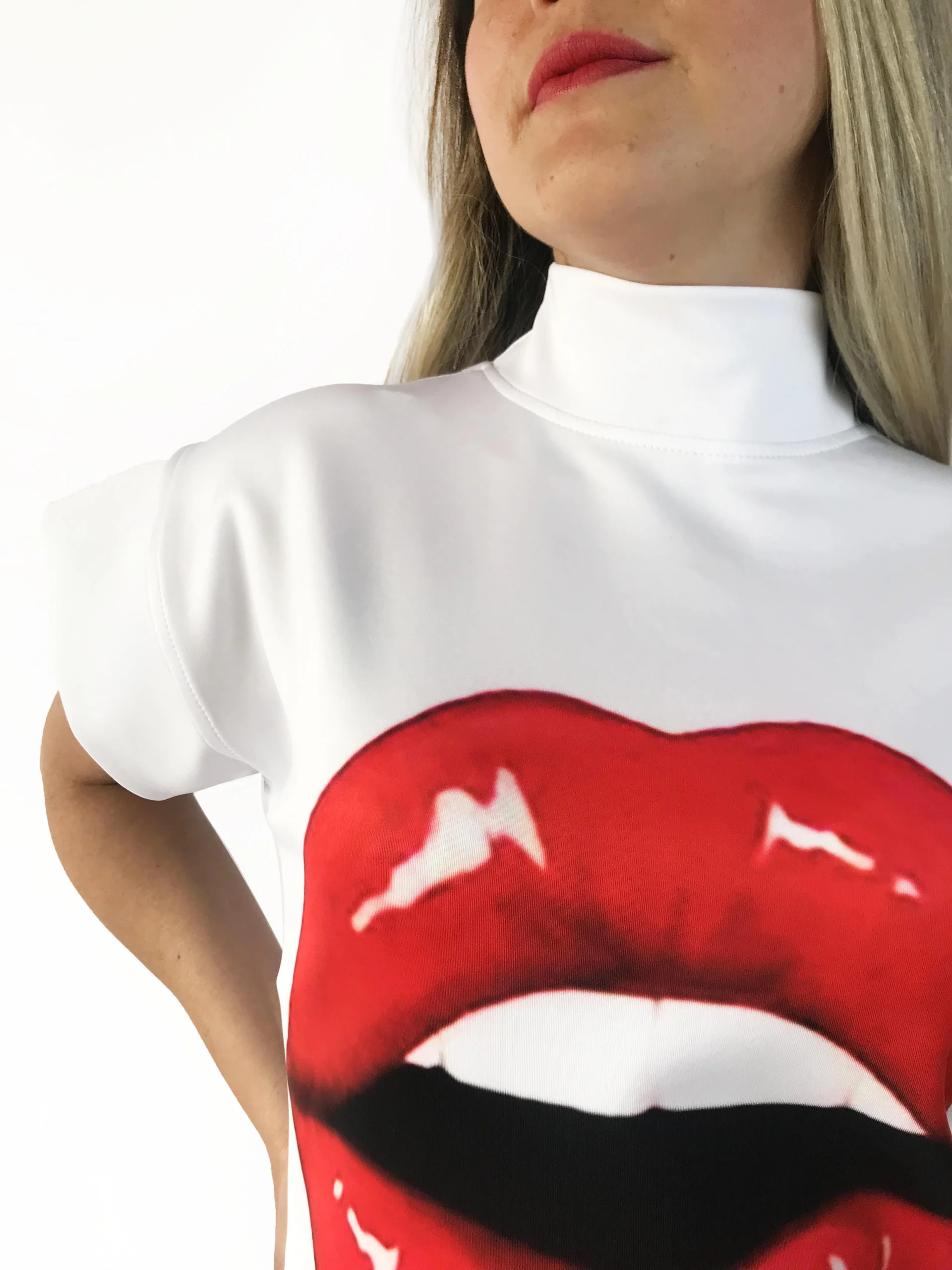 Blusa informal con estampado de Boca.