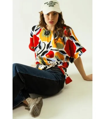 Blusa Mompox Amapolas