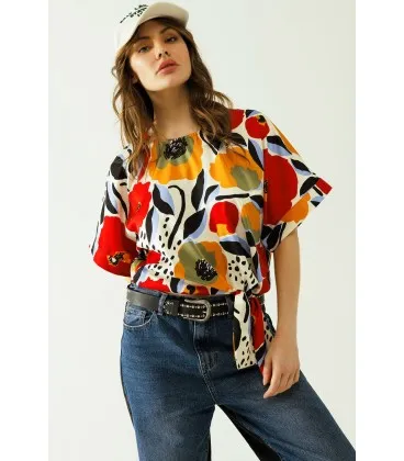 Blusa Mompox Amapolas