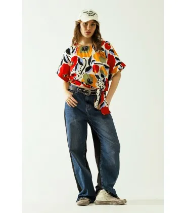 Blusa Mompox Amapolas