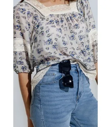 Blusa Suecia Romantica