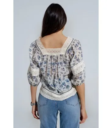 Blusa Suecia Romantica