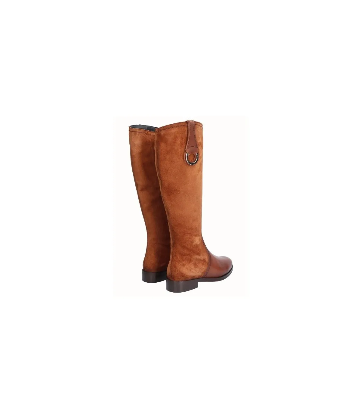 Bota alta para mujer en color cuero