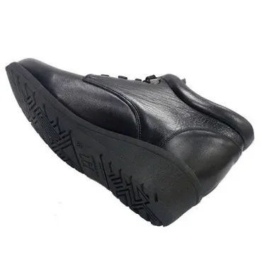 Bota cordones mujer Pepe Menargues en negro
