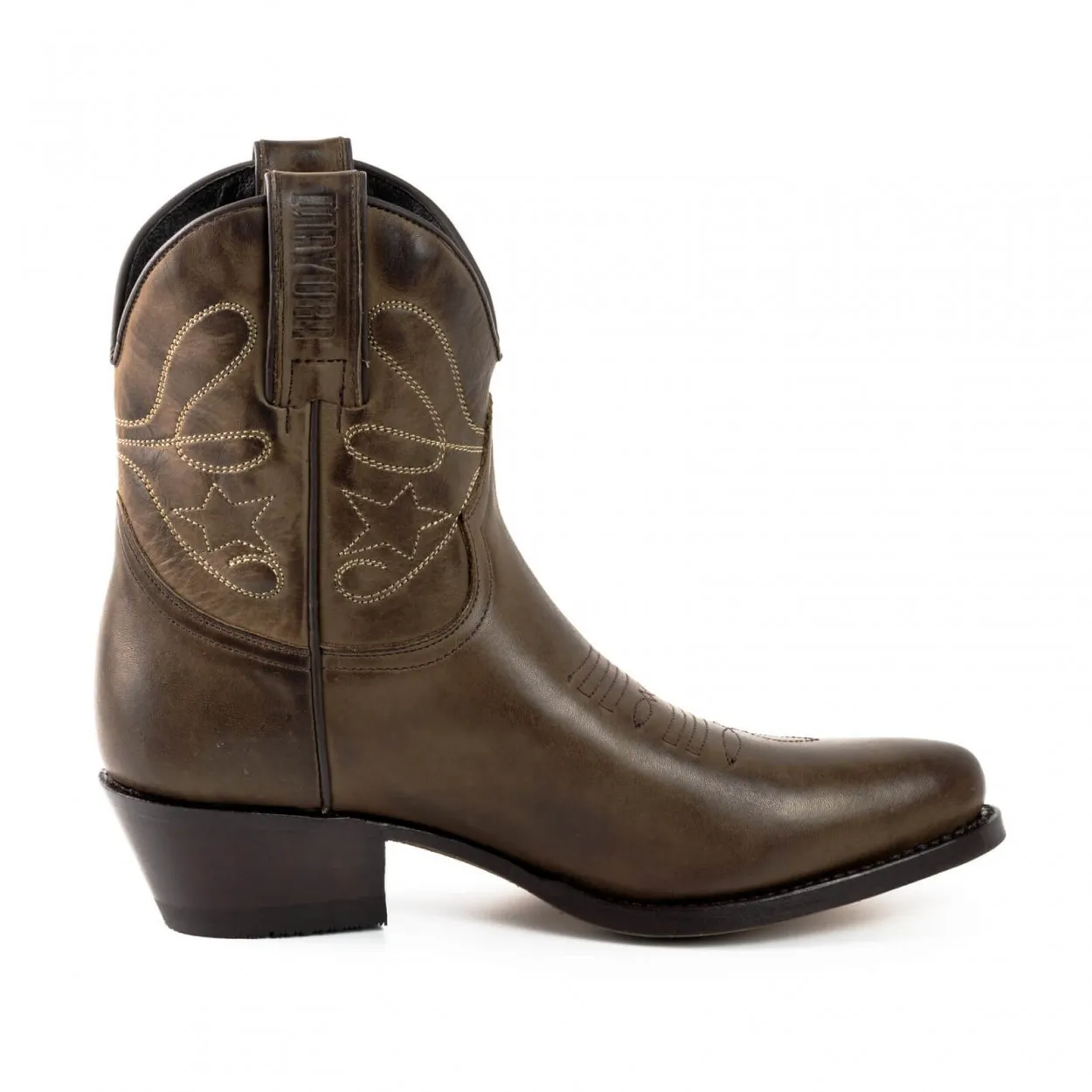 Bota de cowboy mujer marron
