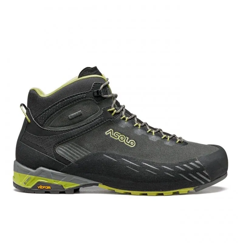Bota de montaña Asolo ELDO MID LTH GV MM (GRAPHITE/GREEN OASIS) hombre