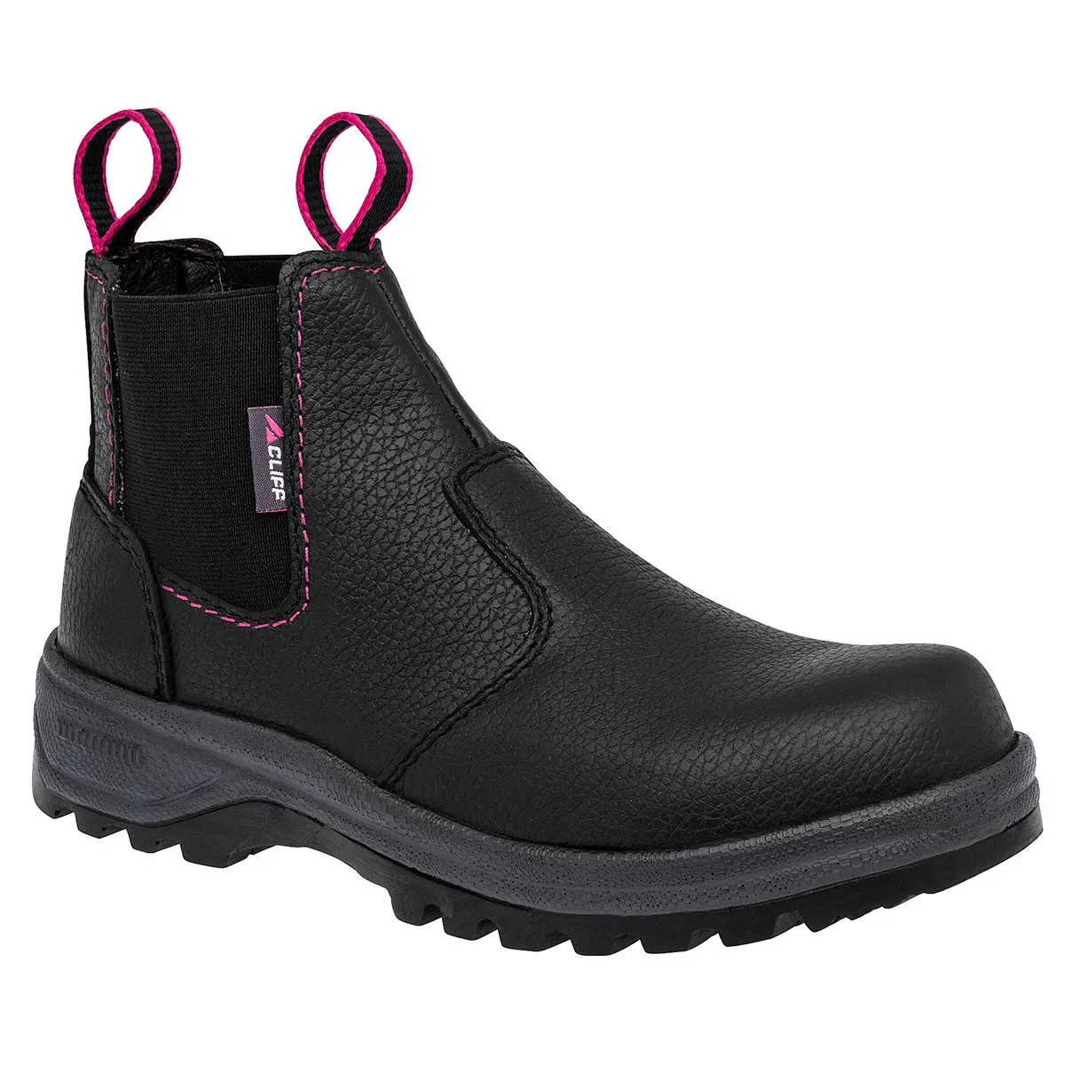 Bota industrial Exterior Piel Color Negro Para Mujer  De Cliff
