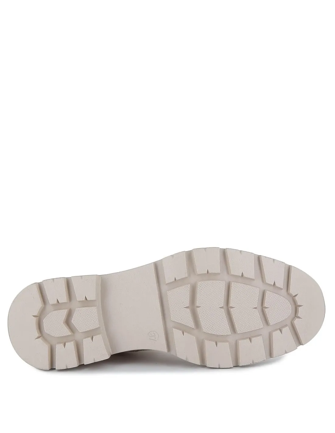Bota militar blanca cordones para mujer HISPAFLEX