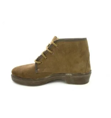 Bota trabajo serraje cordones Segarra en camel