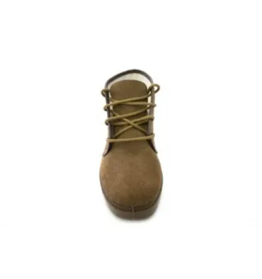 Bota trabajo serraje cordones Segarra en camel