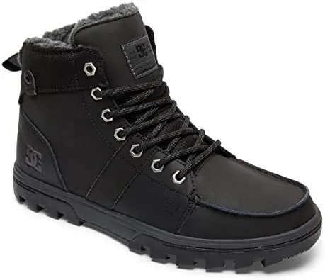 Botas altas impermeables nieve borrego DC SHOES para hombre WOODLAND Black/Gum (BGM) Ref. 303241 negra