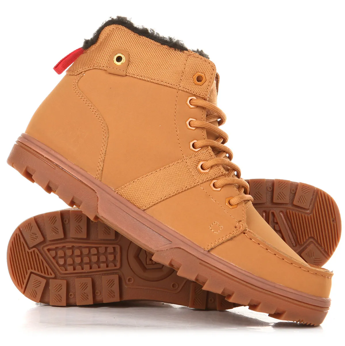 Botas altas impermeables nieve borrego DC SHOES para hombre WOODLAND Wheat/Black (WEA) Ref. 303241 Camel trigo