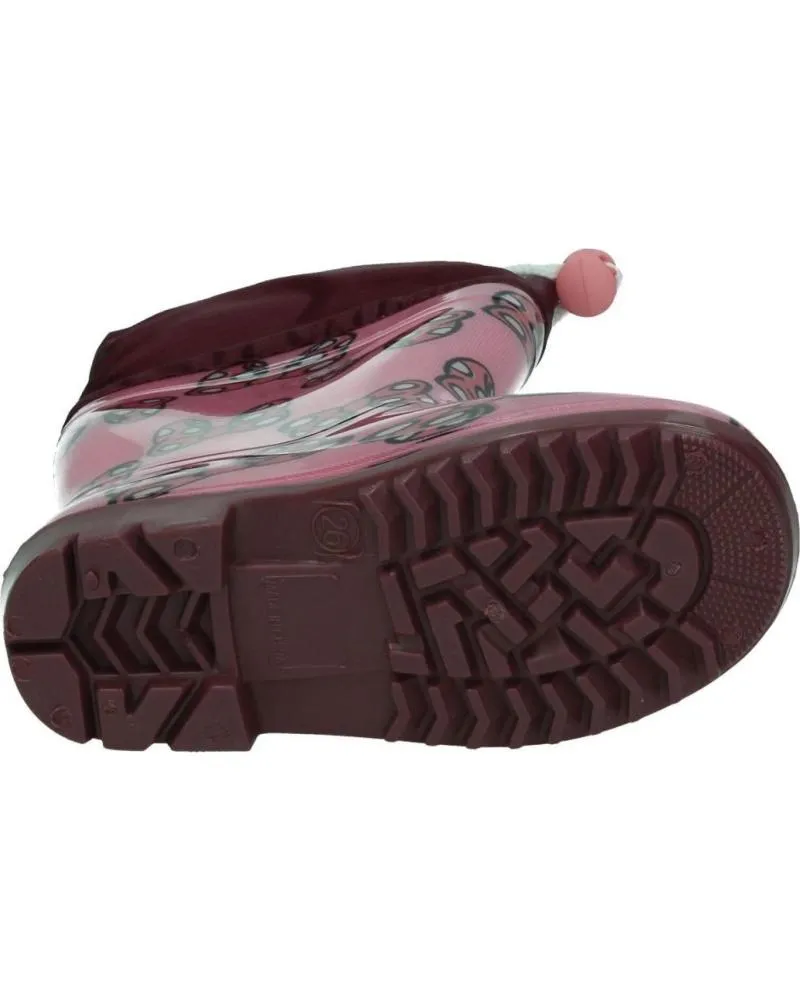 Botas de agua de Niña  BOTA DE AGUA MINNIE ROSA