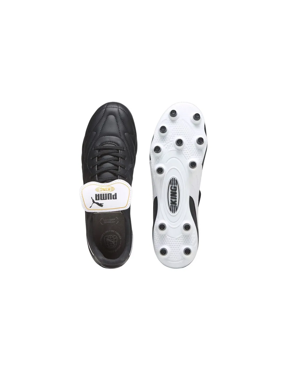 Botas de Fútbol Puma King Top Fg/Ag Hombre Negro