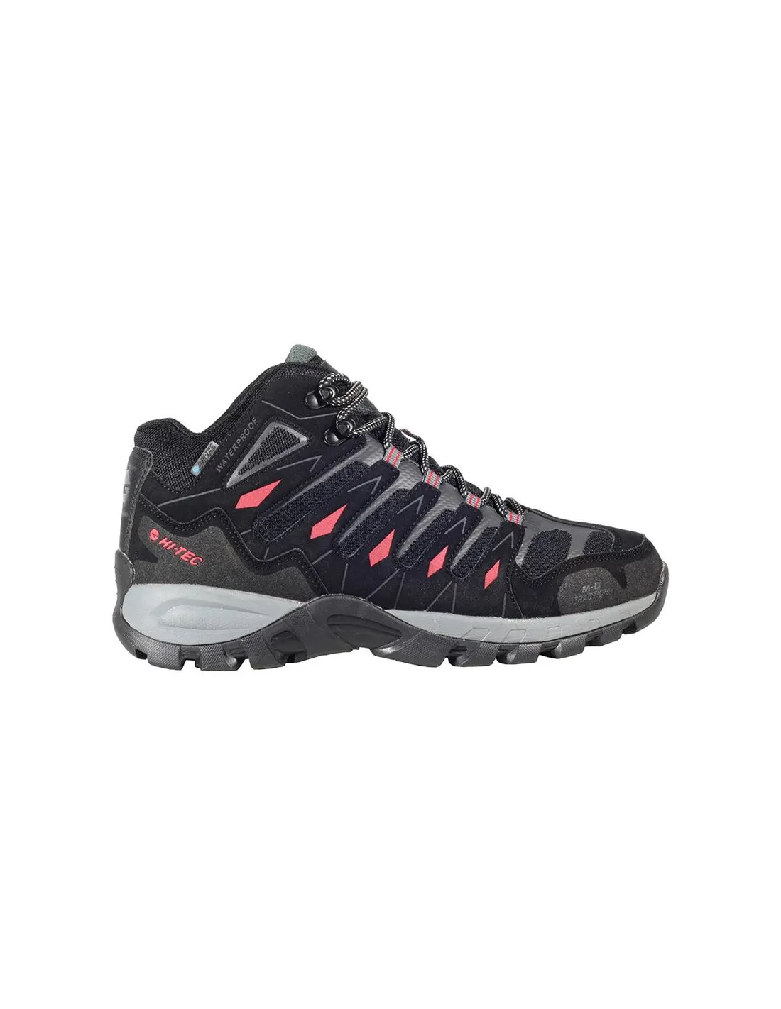 BOTAS DE MONTAñA HITEC CORZO MID WATERPROOF BLACKMOLTEN LAVA HOMBRE