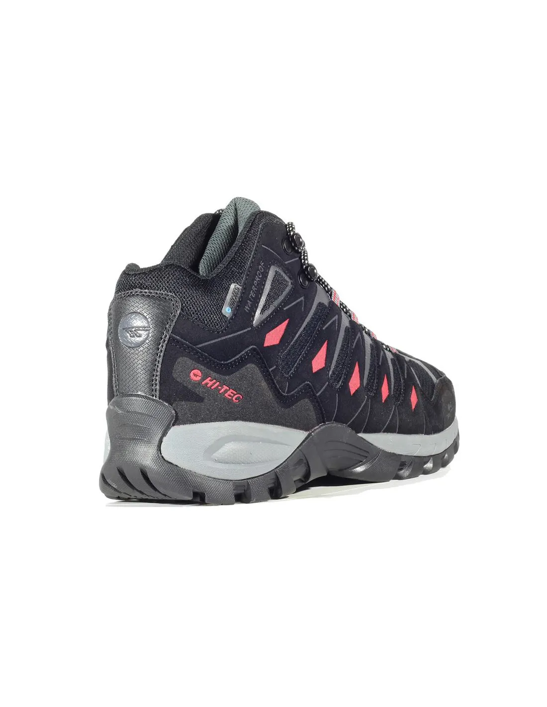 BOTAS DE MONTAñA HITEC CORZO MID WATERPROOF BLACKMOLTEN LAVA HOMBRE