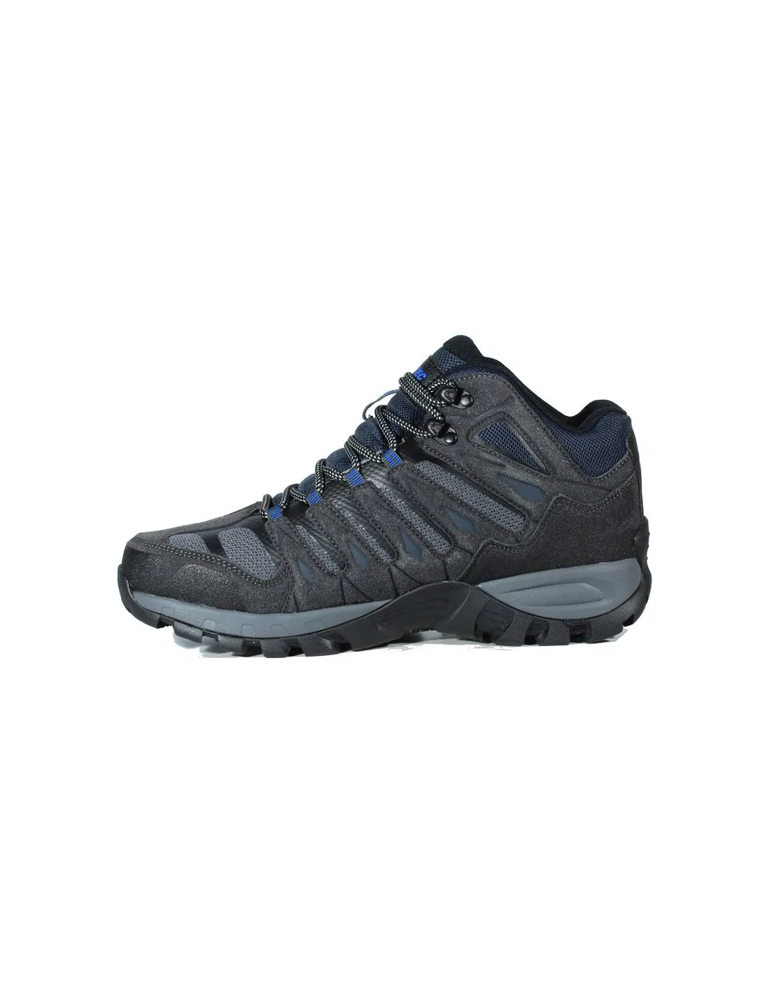 BOTAS DE MONTAñA HITEC CORZO MID WATERPROOF CHARCOAL/NAUTICAL BLUE HOMBRE