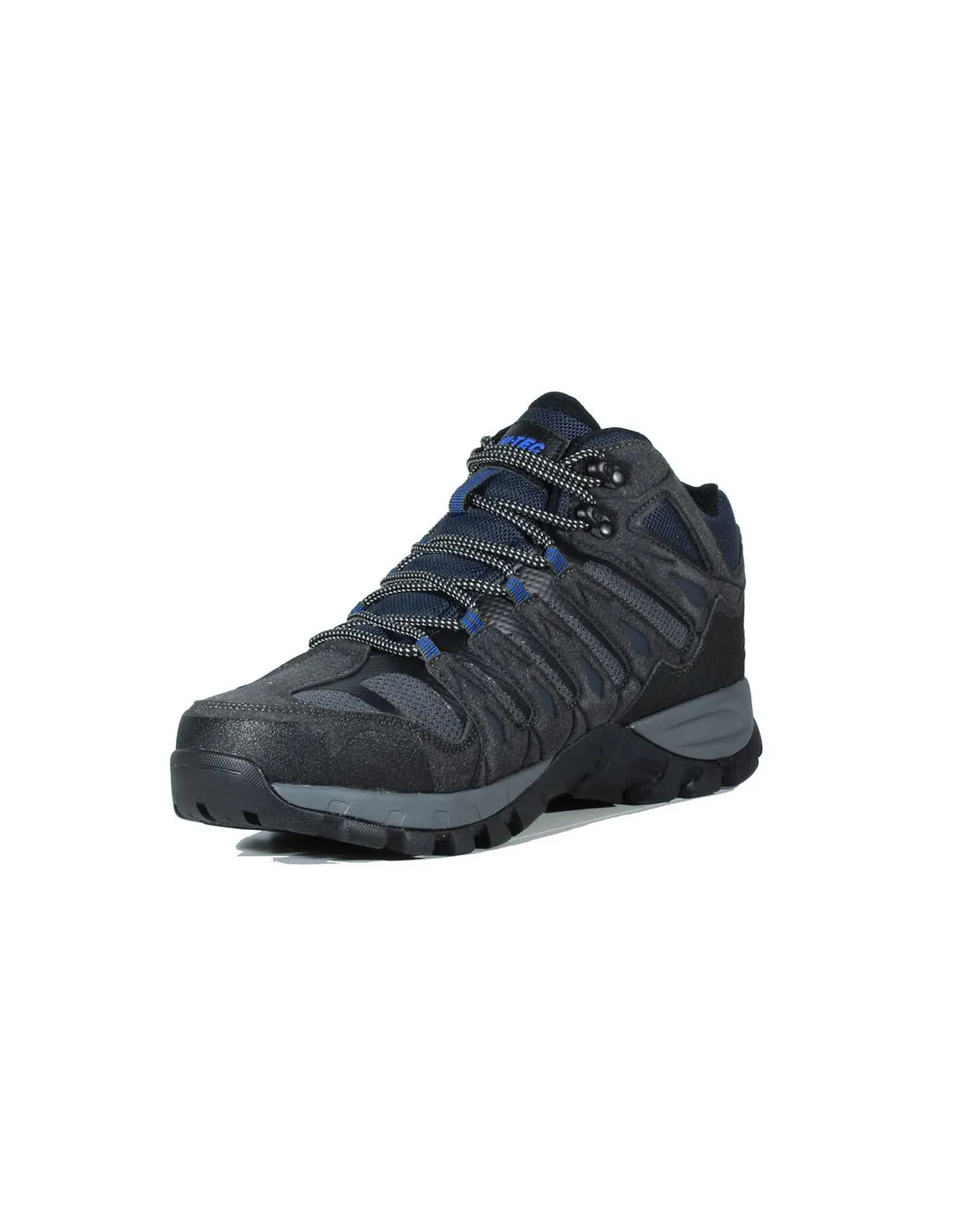 BOTAS DE MONTAñA HITEC CORZO MID WATERPROOF CHARCOAL/NAUTICAL BLUE HOMBRE